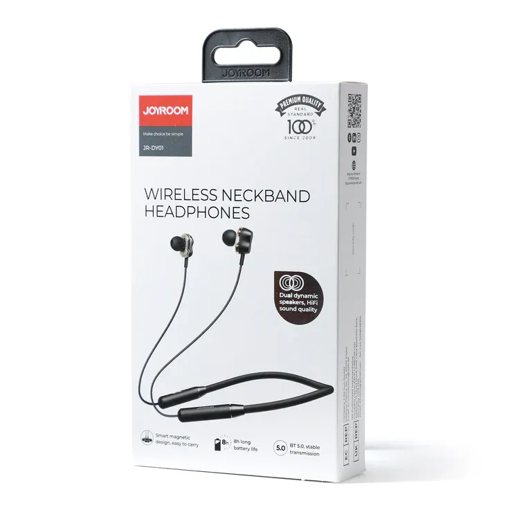 JR-DY01 JOYROOM Magnetic Neck Sports Bluetooth Headphones (Random Colors) View Gallery - Pakistan