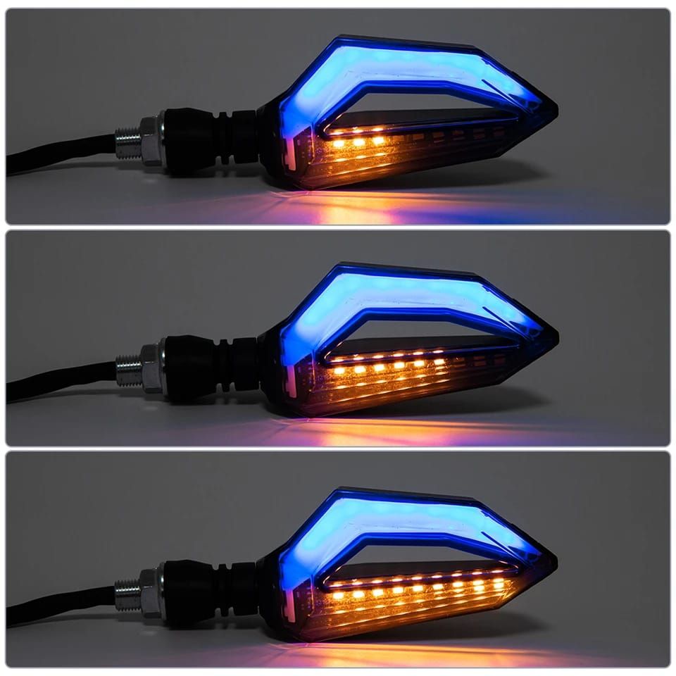 4 pcs universal 12 led  motorbikes indicator with parking drl light for all bikes | 70cc | cg125| china imported View Gallery - Pakistan