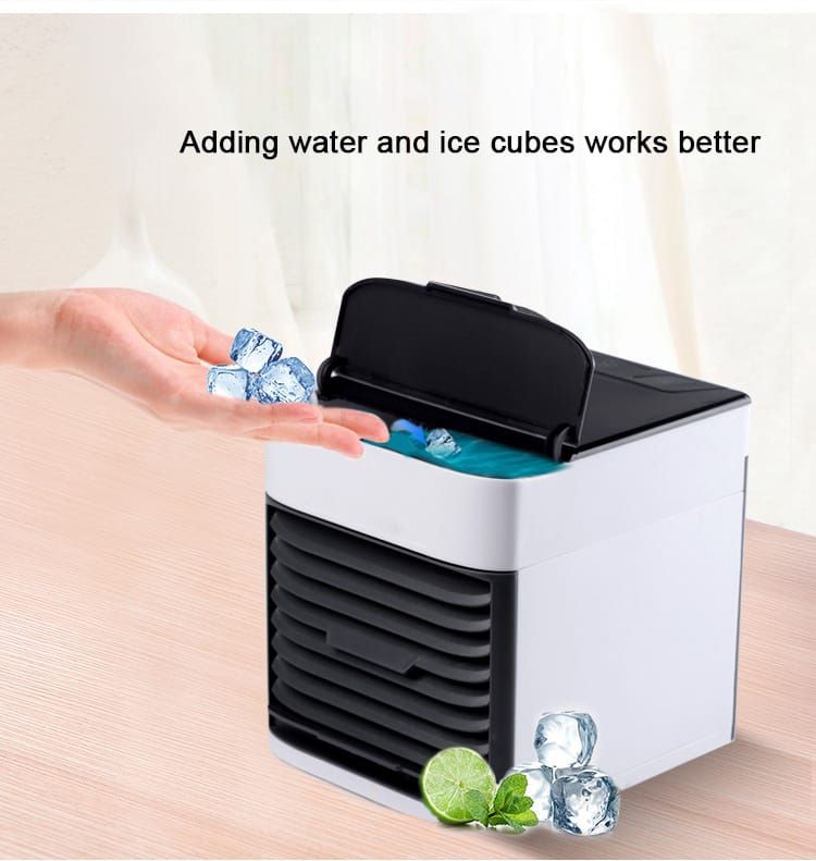 Mini air conditioning cooling fan multifunction usb new household portable air conditioner humidifier strong wind | Portable Fan | portable air cooler (Usb Operated) (Random Color)