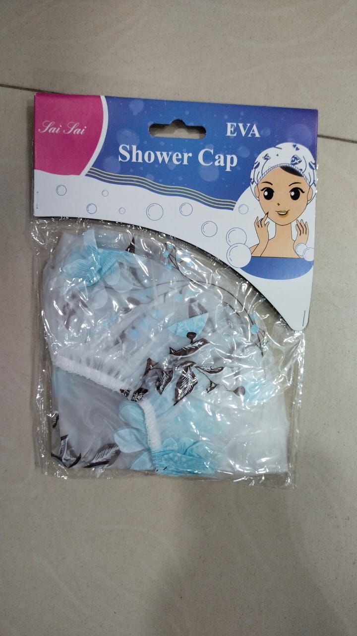 Multi Purpose Shower Cap | Bathroom Shower Caps - For Homes, Spas, Salons, Hair Treatment, Beauty Parlors (Random Color &amp; Designs) View Gallery - Pakistan