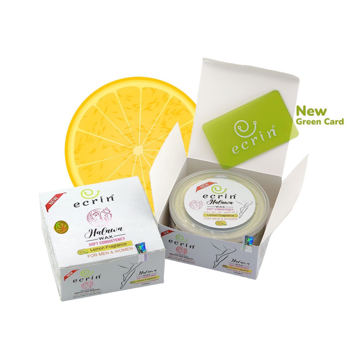 ECRINCOSMETICS  Ecrin Organic Halawa Wax - 100% Lemon &amp; Sugar Base View Gallery - Pakistan