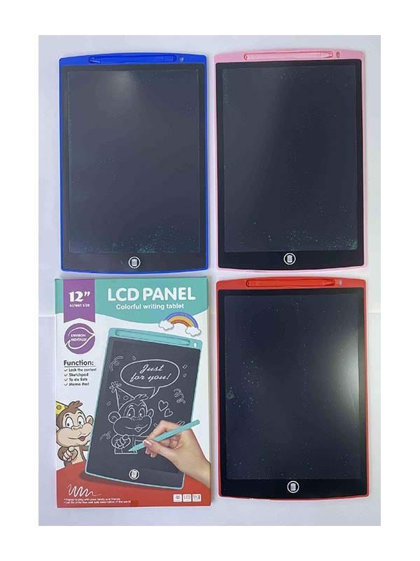 12" Screen Size LCD Panel Colorful Writing Tablet (random color ) View Gallery - Pakistan