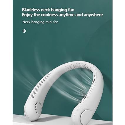 Portable Neck fan air Cooler &amp; Purifier... Adjustable 3 speed and Rechargeable (random color ) View Gallery - Pakistan