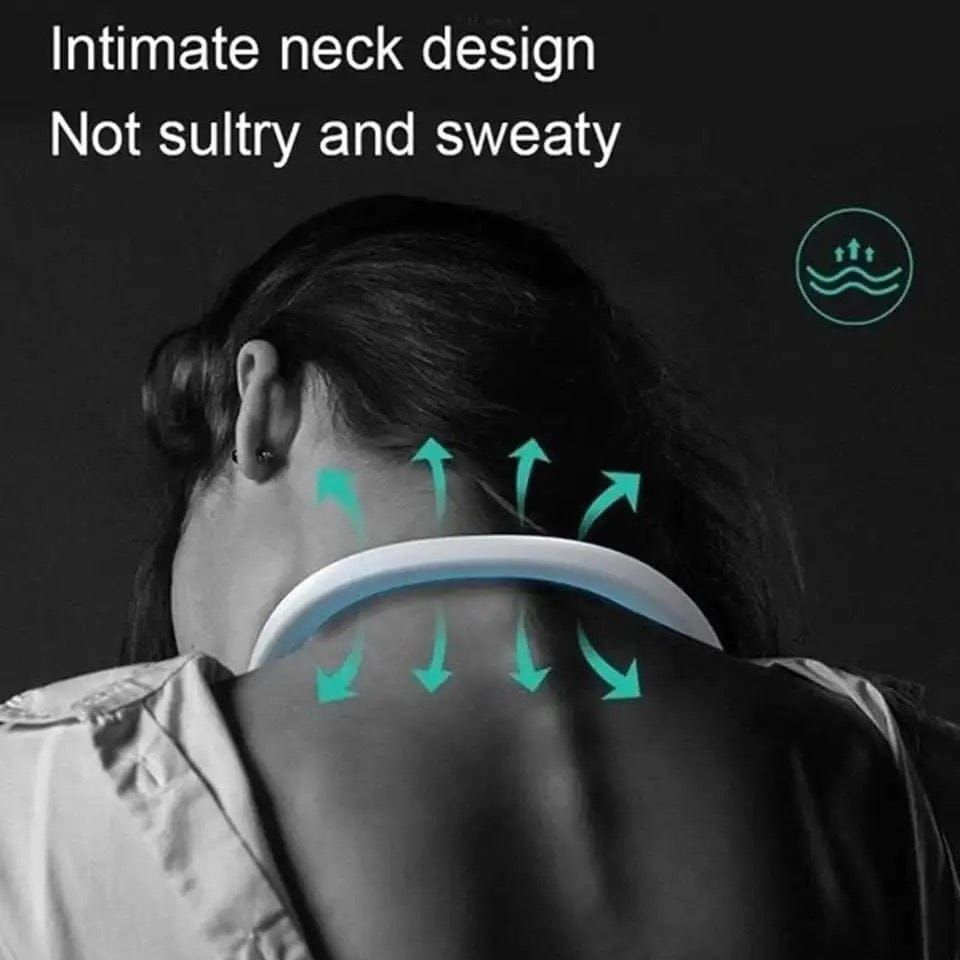 Portable Neck fan air Cooler &amp; Purifier... Adjustable 3 speed and Rechargeable (random color ) View Gallery - Pakistan
