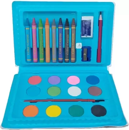 Multi Colour Set 24 PCS Kit / drawing /art / paint kit Set for kids (random color ) View Gallery - Pakistan