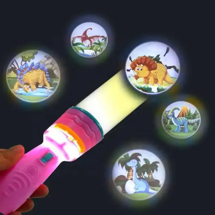 Baby Projector Torch 3 Cards Cartoon Projection Flashlight  Children Early Education Toy (random color ) View Gallery - Pakistan