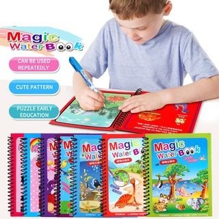 Magic Water Book Painting Drawing Coloring Board Book Doodle &amp; Magic Water Pen(random book ) View Gallery - Pakistan