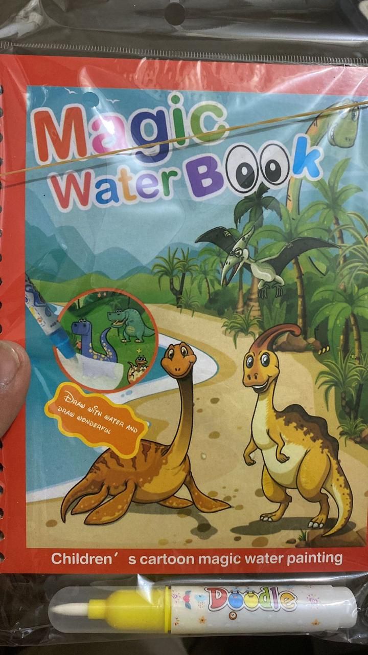 Magic Water Book Painting Drawing Coloring Board Book Doodle &amp; Magic Water Pen(random book ) View Gallery - Pakistan