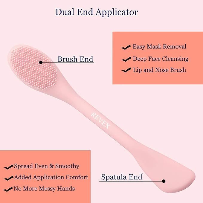 Silicone Face Mask Brush Applicator |  Facial Mask Brush for Mud, Clay, Charcoal Mixed Mask | only 1 piece. View Gallery - Pakistan