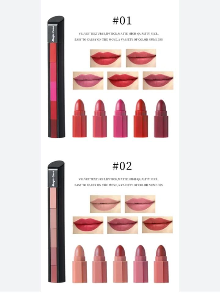 3 in 1 Makeup Deal  Sunisa Foundation Base 20g Waterproof Mushroom Head Air Cushion BB Cream Nude Liquid Foundations +yanqina 36H liner + 5 in 1 lipstick Pen View Gallery - Pakistan