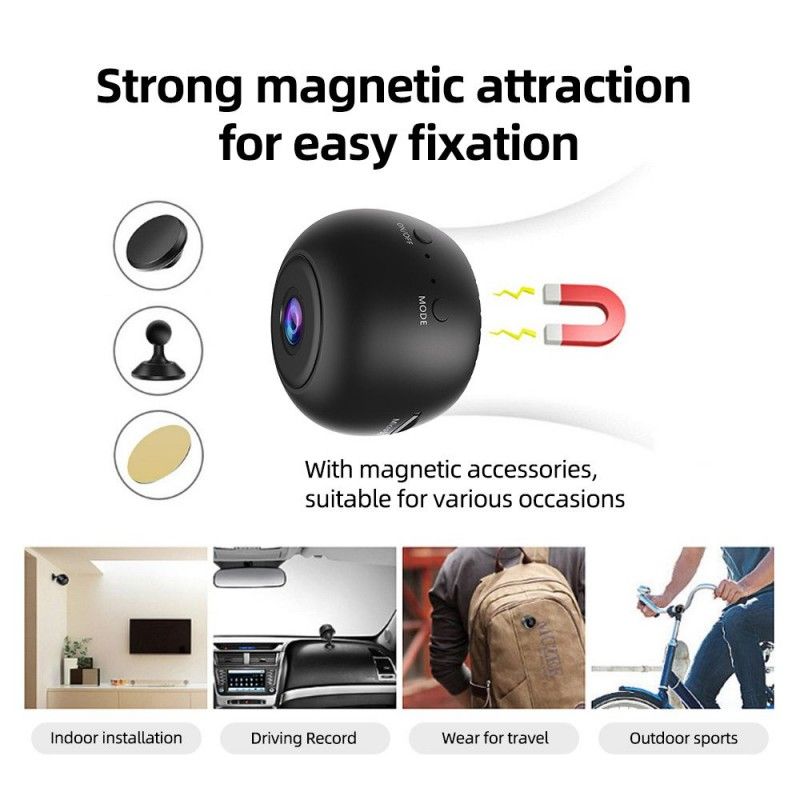 A10 1080p Hd 2 MP Wifi Mini Camera With Pix Link App | Wireless Sports Camera View Gallery - Pakistan
