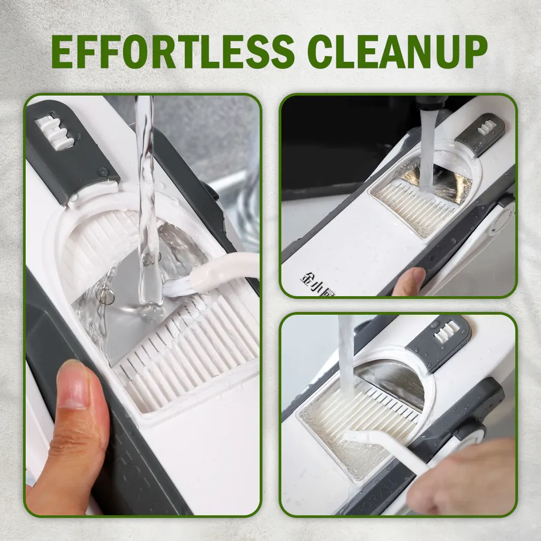 Mandoline Food Slicer Vegetable Cutter, Safe Food Chopper (random color) View Gallery - Pakistan