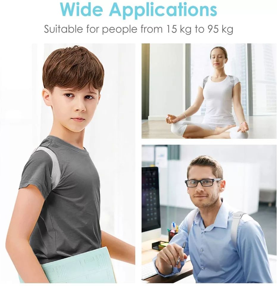 Adjustable Spine Back Support Posture Sensor Belt chargeable View Gallery - Pakistan