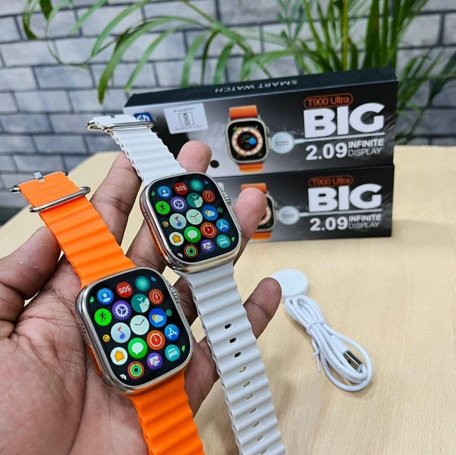 T900 Ultra Smart Watch big 2.09 (random color) View Gallery - Pakistan