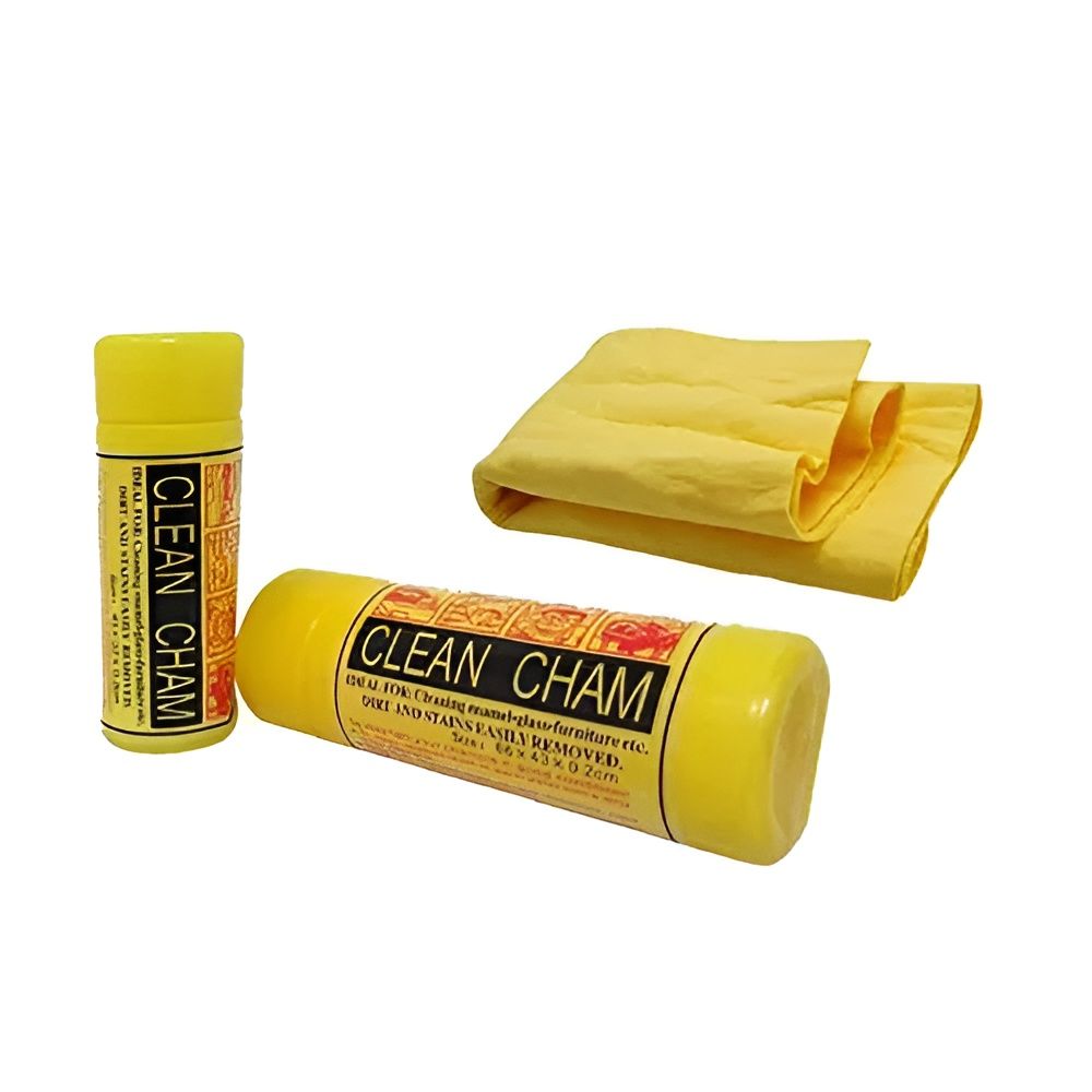 Clean Cham Absorbant Car, Home Cleaning Synthetic Chamois Leather Magic Cloth(Random Color) View Gallery - Pakistan
