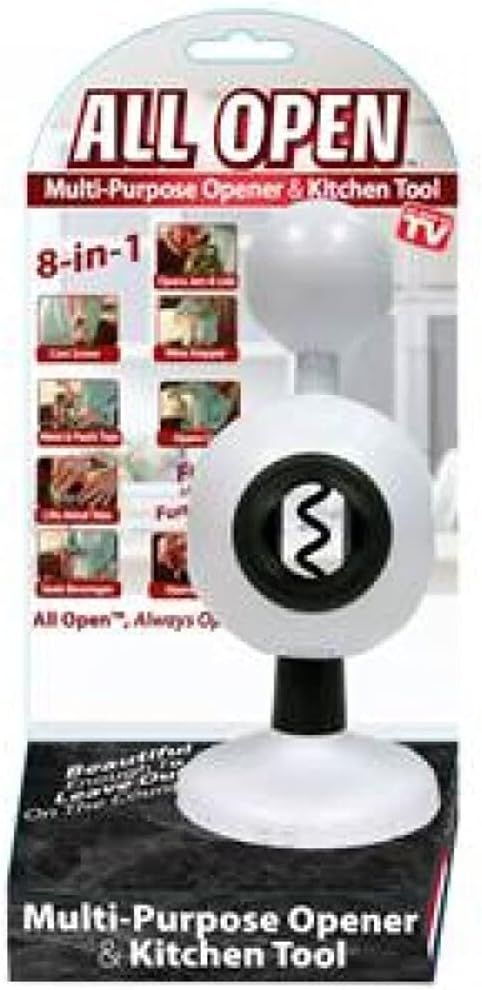 All Open 8 in 1 Multi-purpose Opener &amp; Kitchen Tool | Destapador Multiusos 8-en-1 Destapa todo. View Gallery - Pakistan