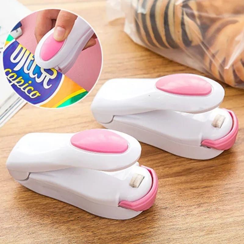 Mini Portable Food Bag Sealing Machine Food Packaging Plastic Bag Sealer ( Random Color ) View Gallery - Pakistan