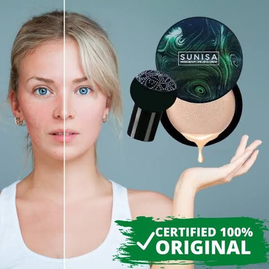 Sunisa Foundation Base 20g Waterproof Mushroom Head Air Cushion BB Cream Nude Liquid Foundations  (with yanqina 36H liner ) View Gallery - Pakistan