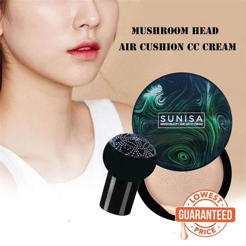 Sunisa Foundation Base 20g Waterproof Mushroom Head Air Cushion BB Cream Nude Liquid Foundations  (with yanqina 36H liner ) View Gallery - Pakistan
