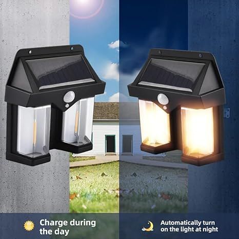 Outdoor Solar Wall Lamp Outdoor Tungsten Lamp Induction Garden Lamp Garden Villa Night Lamp (pack of 1) View Gallery - Pakistan