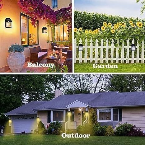 Outdoor Solar Wall Lamp Outdoor Tungsten Lamp Induction Garden Lamp Garden Villa Night Lamp (pack of 1) View Gallery - Pakistan