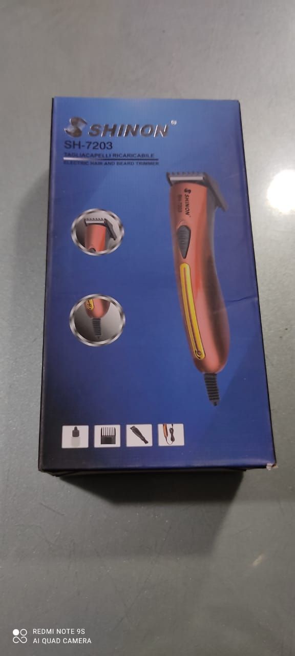 Shinon SH-7203 Hair Trimmer Professional | For Men's hair. View Gallery - Pakistan