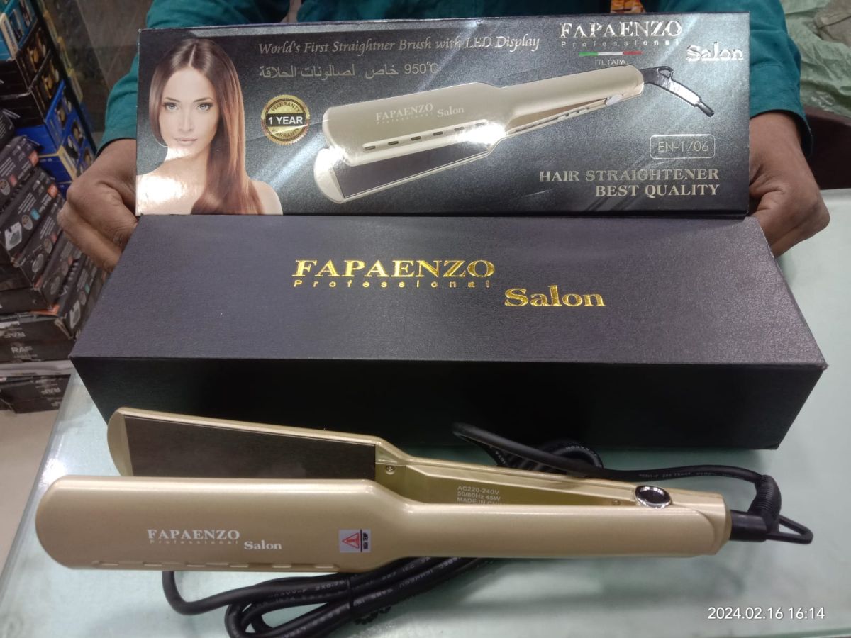 FAPAENZO Professional Hair Straightener | Women hair. View Gallery - Pakistan