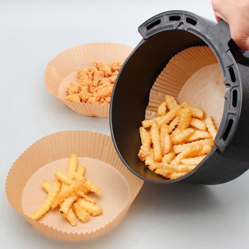 Air Fryer Disposable Paper Liner, 50 PCs Air Fryer Liners Round Non-Stick Air fryer Parchment Liners,Oil-proof,Water-Proof View Gallery - Pakistan