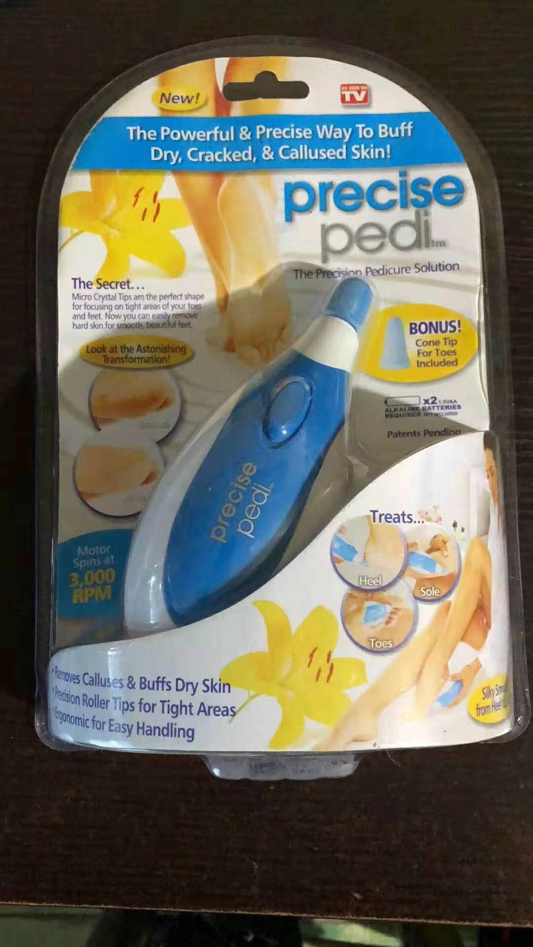 Precise Pedi - Electric Callus Remover Foot File, Cordless (Cell Operated) View Gallery - Pakistan