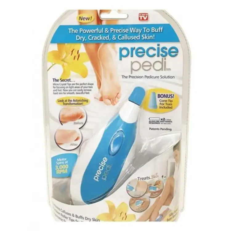 Precise Pedi - Electric Callus Remover Foot File, Cordless (Cell Operated) View Gallery - Pakistan