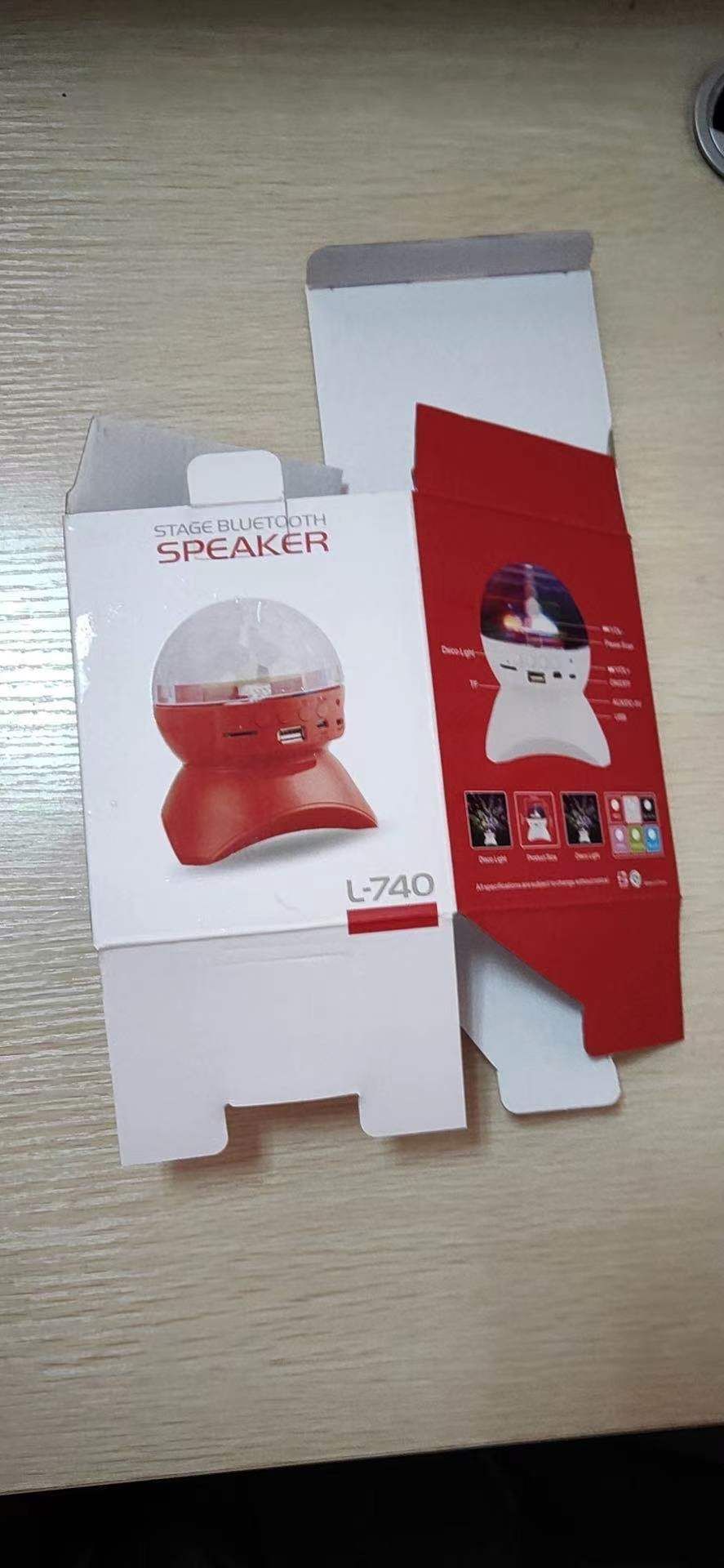 Colorful Lights Bluetooth Speaker Projection Lamp Small Speaker Large Volume Dynamic Night Light View Gallery - Pakistan