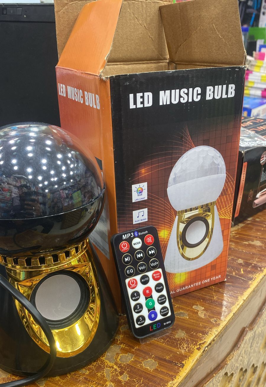LED musicBULB Bluetooth speaker with multi lights View Gallery - Pakistan