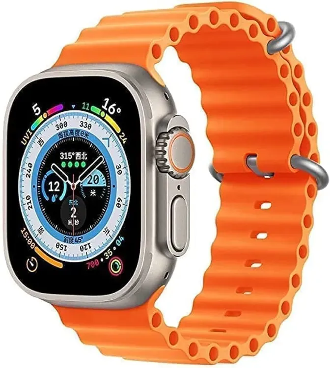 Smart Watch T800 Ultra Series 8 Ultra Smart Watch Sport Wireless Charger With Ocean Strap(random color ) View Gallery - Pakistan