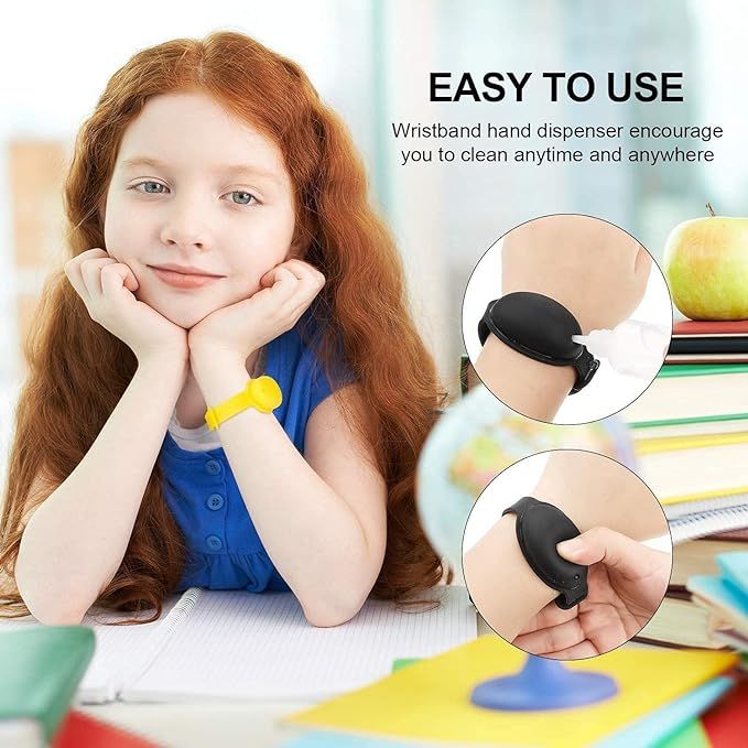 Sanitizer Dispenser Bracelets - Portable, Colorful, and Convenient(Pack of 1) View Gallery - Pakistan
