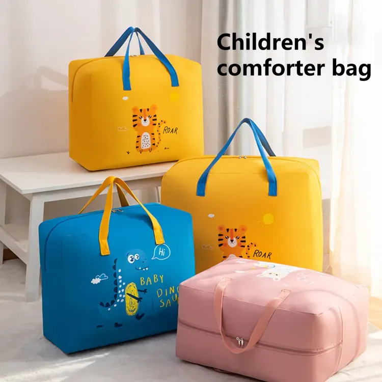 Baby Dinosaur Cloth Organizer And Storage Handbag Portable | only blue color available. View Gallery - Pakistan