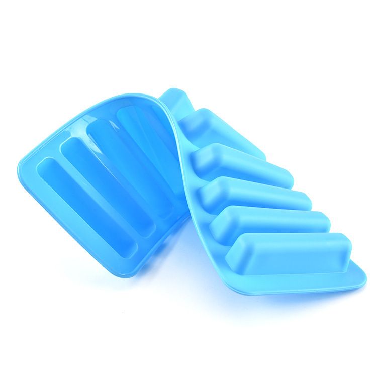 10 Grids Stick Shape Ice Tray Non-Stick | 10 Hole Finger Shape Cylinder Silicone Ice Cube View Gallery - Pakistan