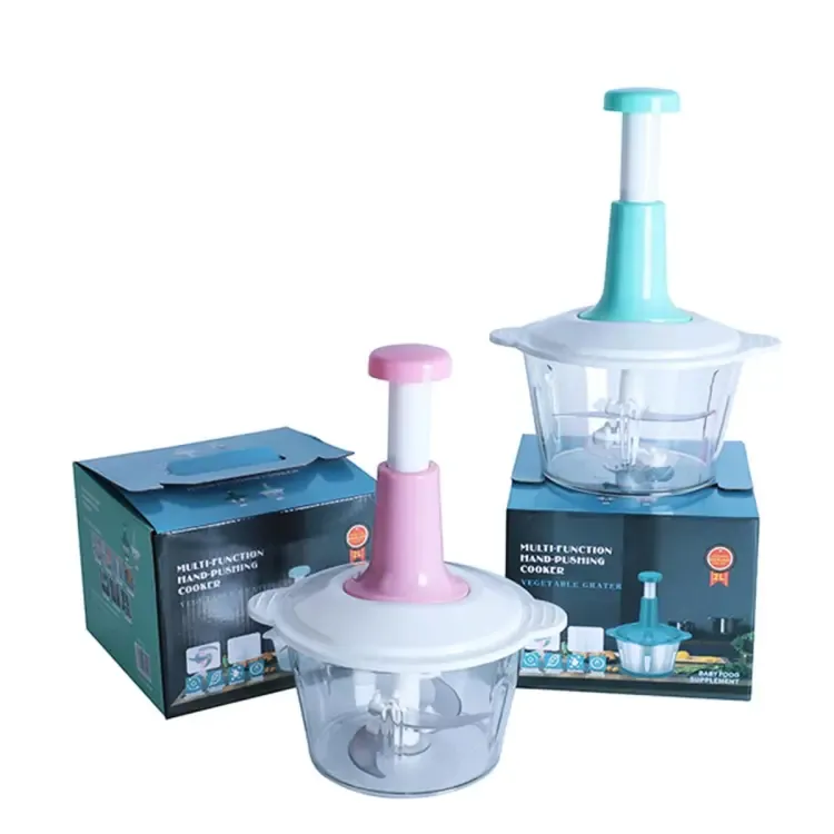 Multifunctional Manual Pushing Chopper with Beater &amp; (Grater , Shredder,  Slicer Plate) High Quality(random color ) View Gallery - Pakistan