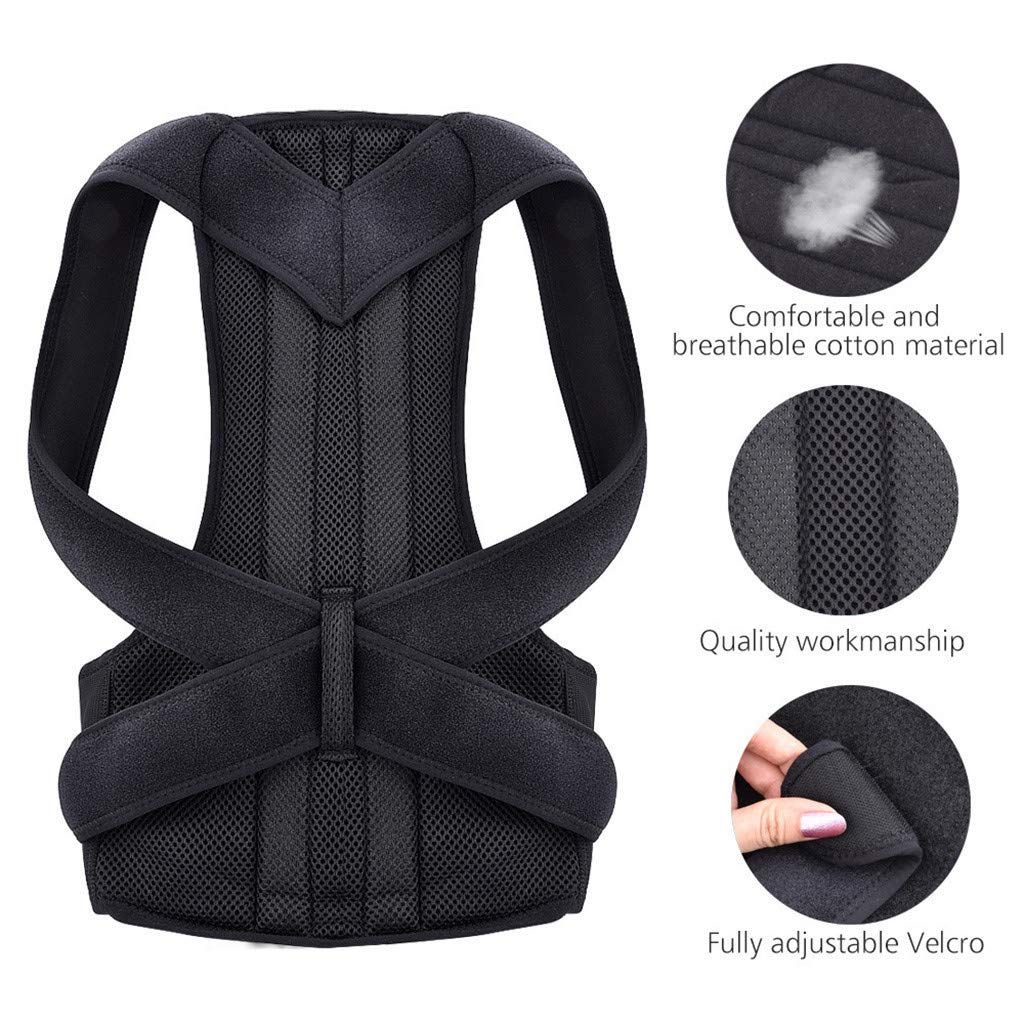 Posture Corrector Back Support Brace With Breathable Material And Fully Adjustable Velcro Straps