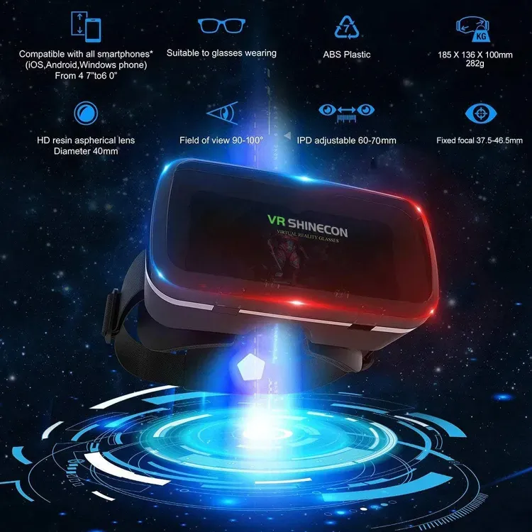 VR Box - 3D Virtual Reality Box. with remote ( black ) | Model - Vr shincorne. View Gallery - Pakistan