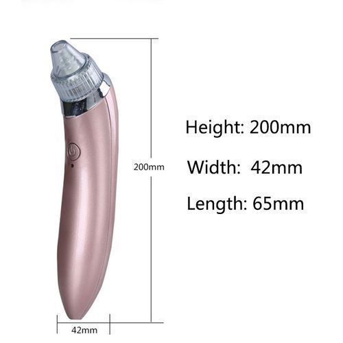 Blackhead Remover Face Acne Black Dot Pimple Electric Black head Vacuum Cleaner Pore Skin Care Tools Machine 4 Replacement Head (random color) View Gallery - Pakistan