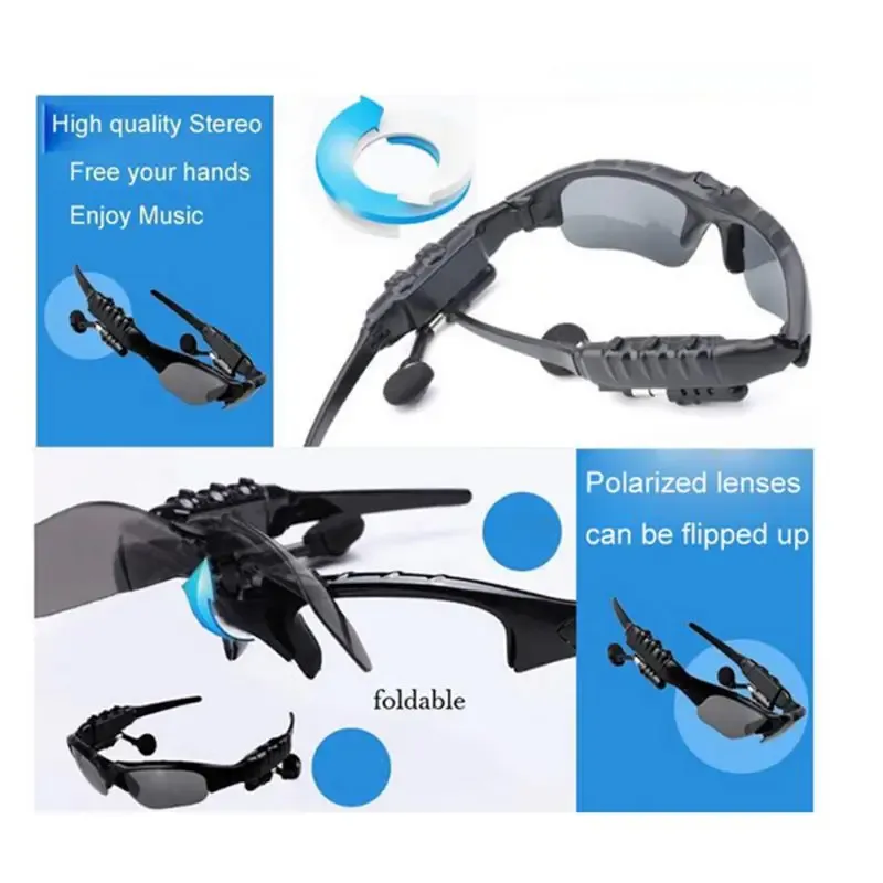 Bluetooth sun glasses with headphones connect with Mobile and talk View Gallery - Pakistan