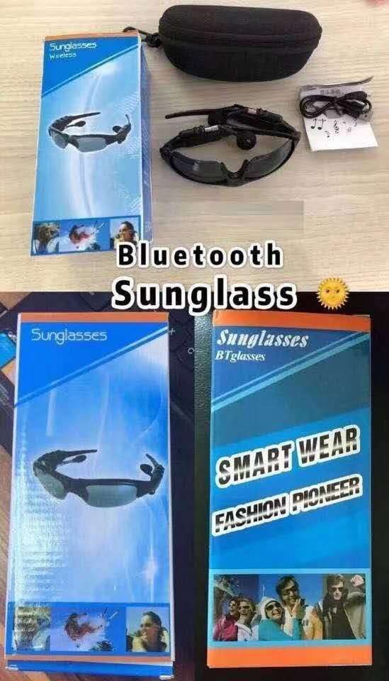Bluetooth sun glasses with headphones connect with Mobile and talk View Gallery - Pakistan