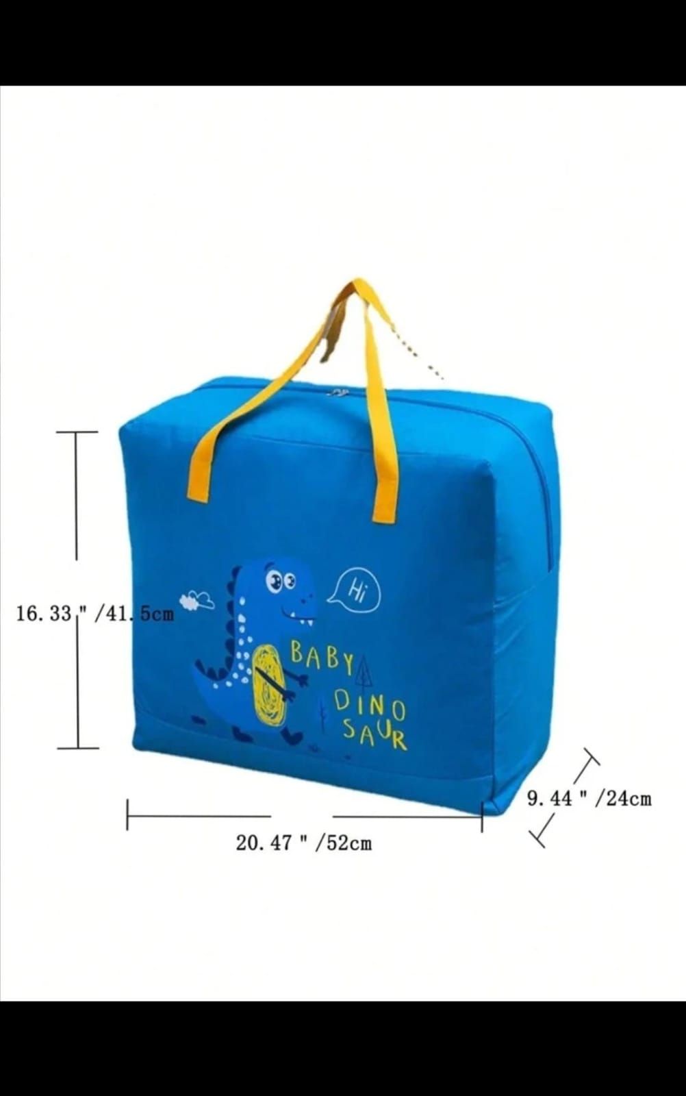 Baby Dinosaur Cloth Organizer and Storage Handbag Portable (MIX DESIGNS ) View Gallery - Pakistan
