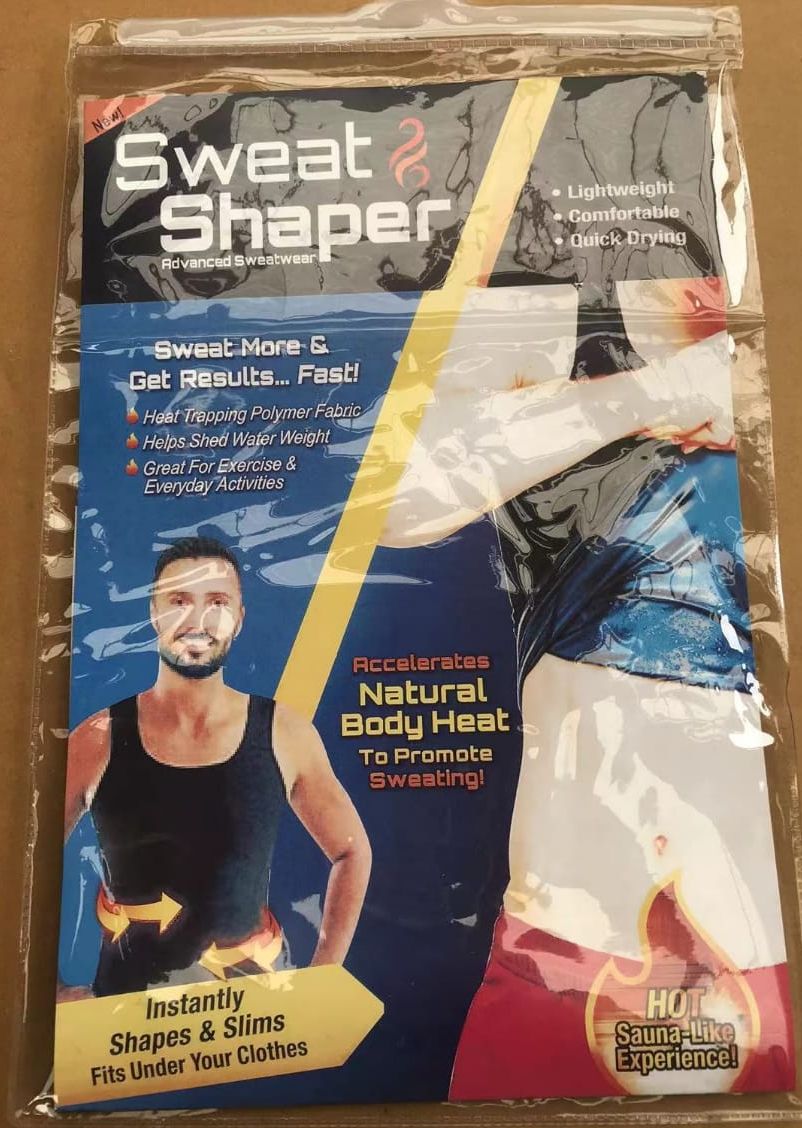 Sweat Shapewear For Men, Polymer Shapewear, Workout For Weight Loss Waist Body Slimming, Trainer (black) View Gallery - Pakistan