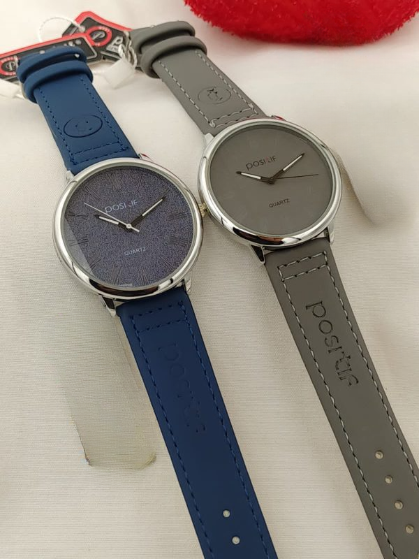 Positif Watch Leather Strap Without Box ( random color ) View Gallery - Pakistan