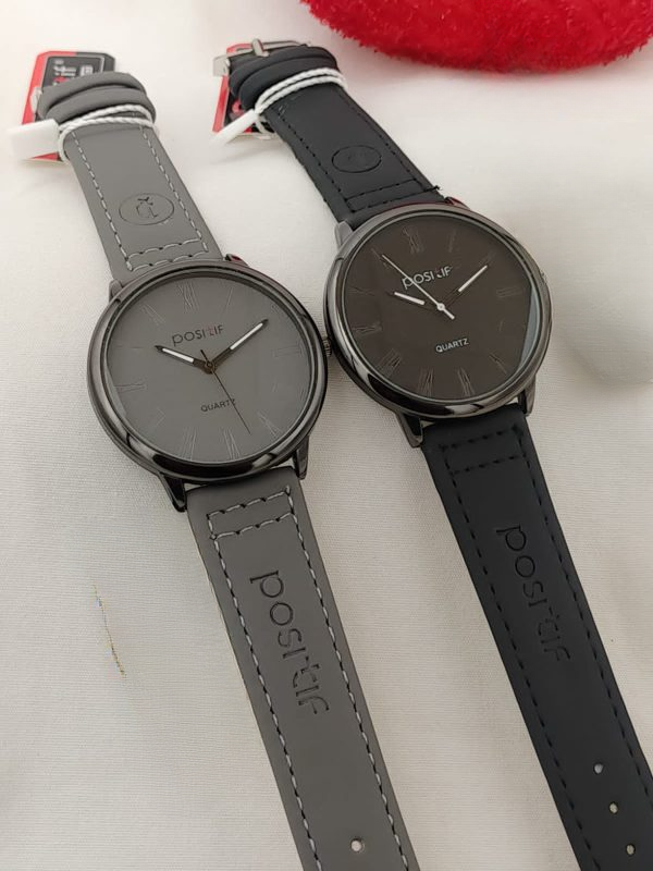 Positif Watch Leather Strap Without Box ( random color ) View Gallery - Pakistan