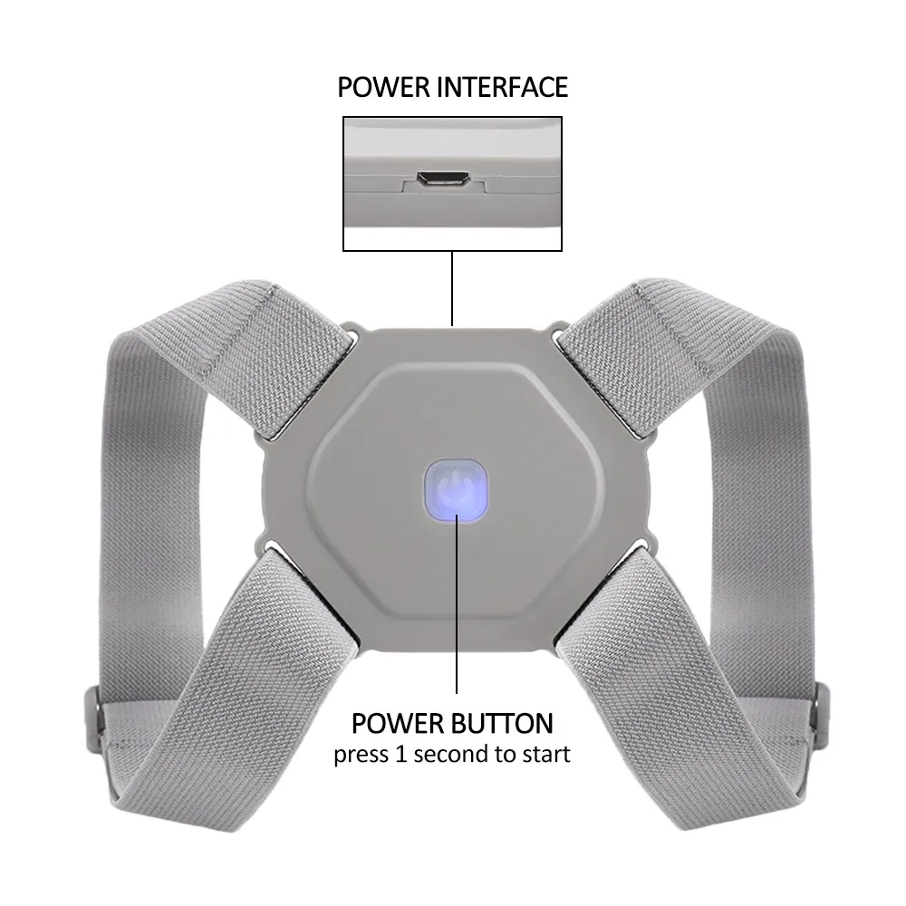 Adjustable Spine Back Support Posture Sensor Belt chargeable View Gallery - Pakistan