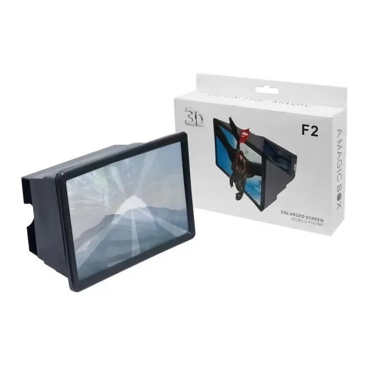 F2 Portable 3D Magnifier Screen Enlarger / Magnifying Glass Zoom Video Screen HD all Mobile Phone random color View Gallery - Pakistan