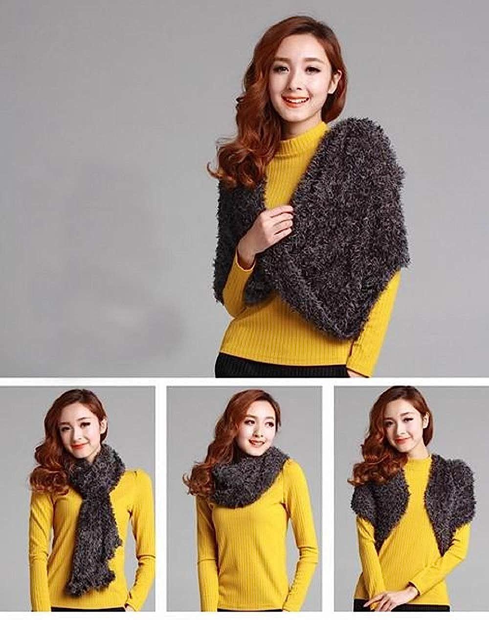 Women's Velvet Stretchable Magic Scarf 26 different styles( random color ) View Gallery - Pakistan