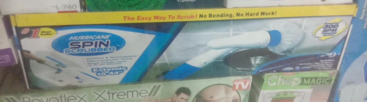 Spin Scrubber (Tiles Cleaning Brush) chargeable View Gallery - Pakistan